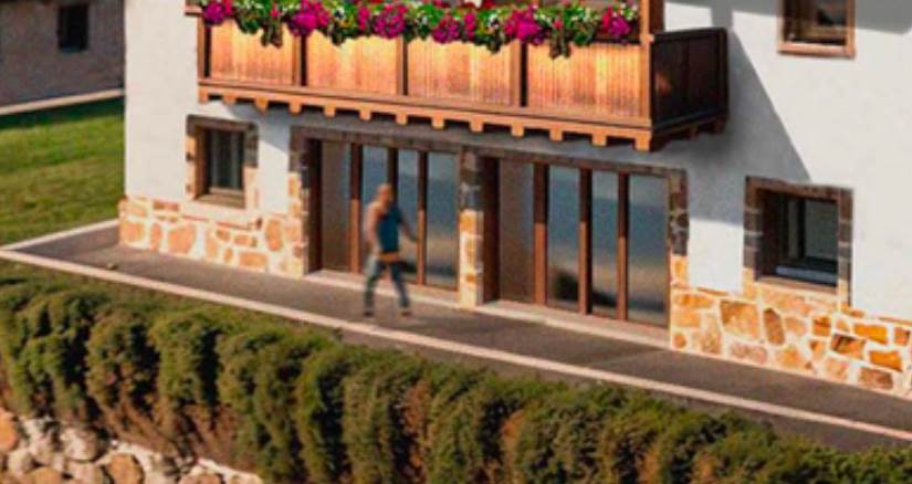 Rendering delle BAITE DI S.VITO